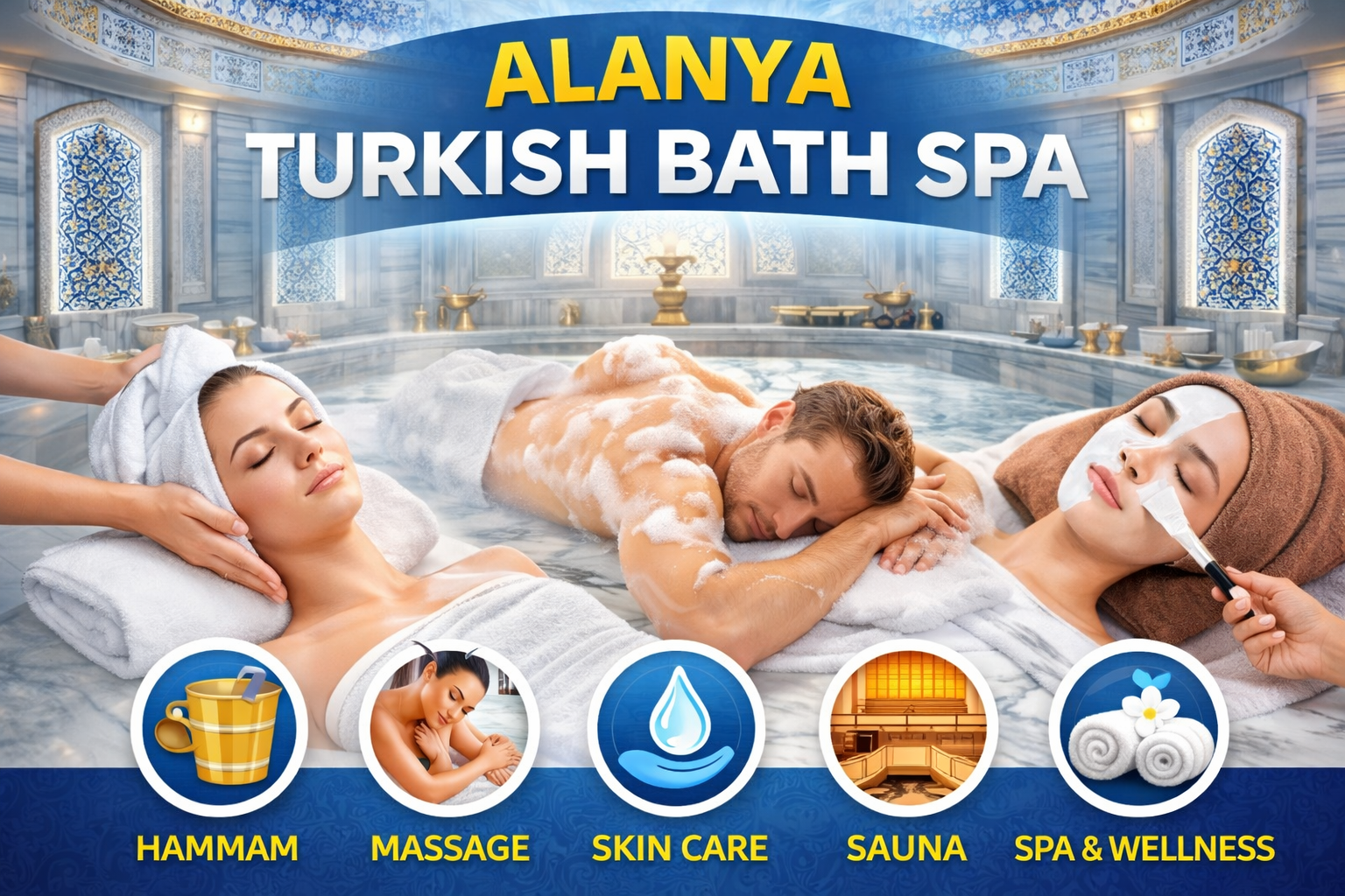 Alanya Traditional Turkish Bath Relax and Refresh Experience